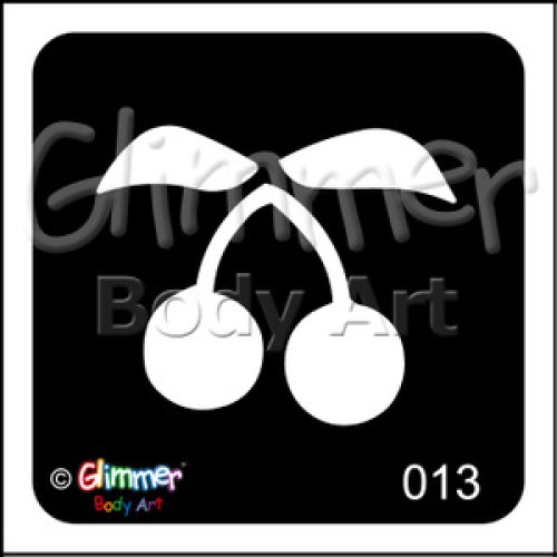 Glitter tattoo 013 Cherries Pack Of 5 (013 Cherries Pack Of 5)